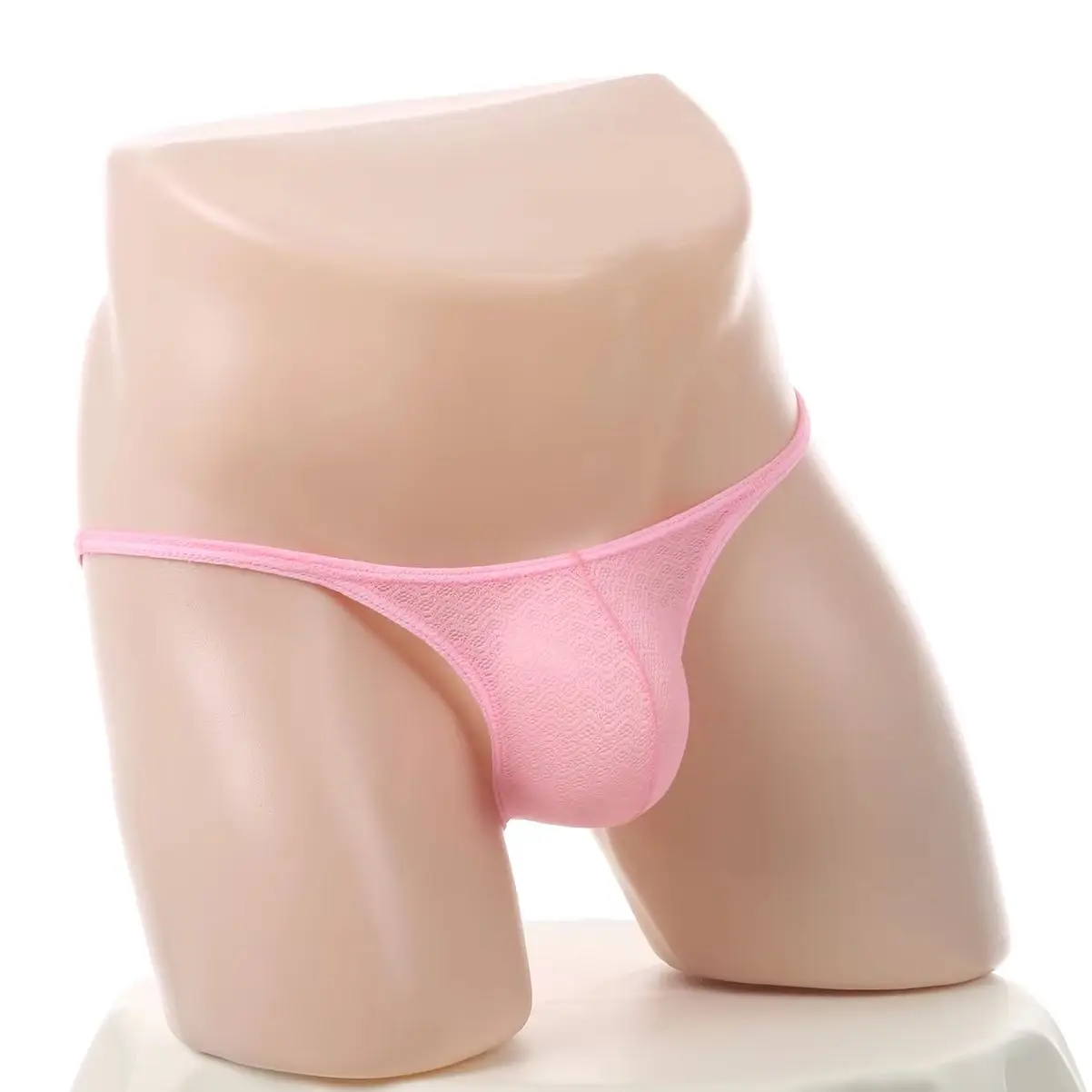 

Men Lace Briefs See-through Ultra-thin High-cut Panties Srting Low Waist Mini Breathable Sexy Underpants Man Tanga Underwear