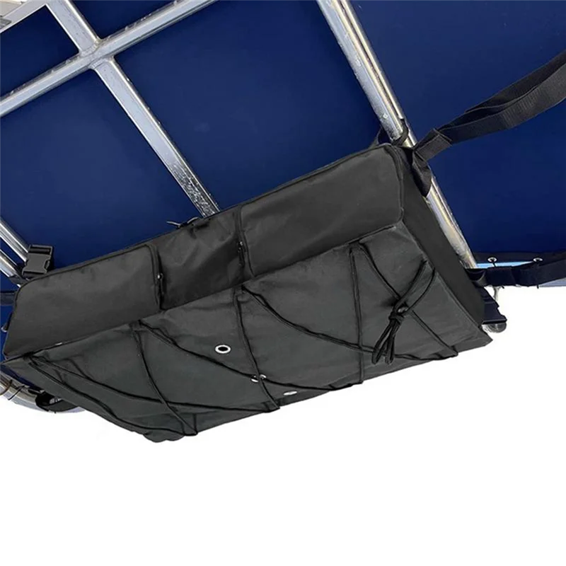 

U8-Large Capacity T-Top Boat Storage Bag Oxford Fabric Stable Yacht Accessory Pouch For Safety Gear Pontoon Top