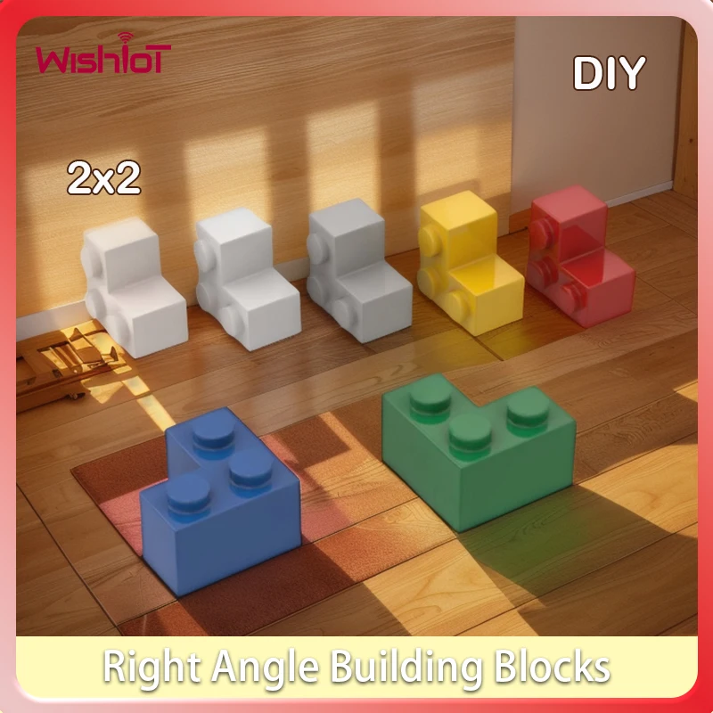 

Right Angle Bricks 2x2 DIY Small Particle MOC Technocal Building Blocks Parts Parent-child Interactive Toys Compatible Brick #T3