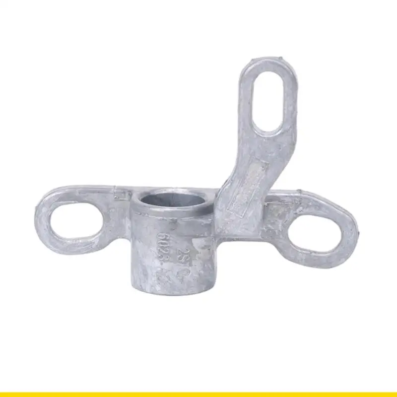 SZCH Formed Iron Bracket 1680028 2S7Q6023AB 2S7Q-6023-AC for Vehicle Speed Support, Featuring Central Circular Opening and Three