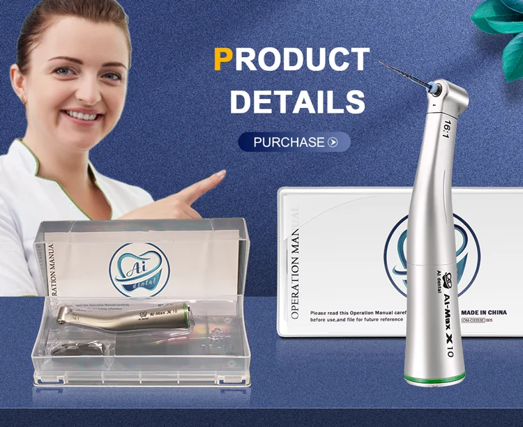 Dental Contra Angle-handpiece 1:5/1:1/4:1/16:1 Low Speed Hand Piece Single Water Spray E-Type Connector Without Fiber Optic