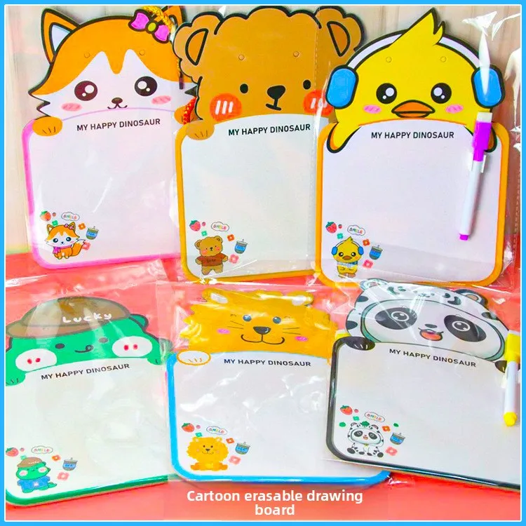 Creative Cartoon Erasable Drawing Board Kindergarten Early Education Double Sided Painting Graffiti Whiteboard