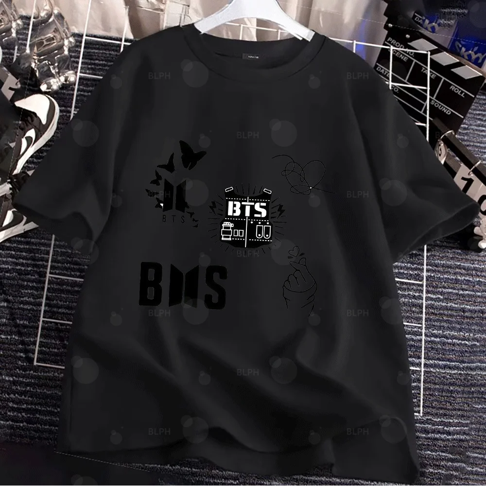 

Kpop BTS Jersey Family Matching Hoodies Cute Casual Long Sleeve Hooded Sweatshirts for Adult Kids Parent-child Outfit