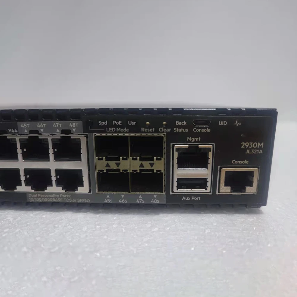 For Aruba 48-port Gigabit POE three-layer management switch can be expanded by 40g 2930M JL321A RSVLC-1601