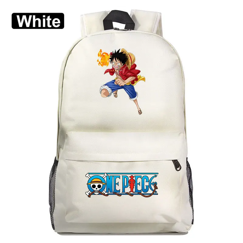 

Anime One Piece Luffy Cartoon Character Printed Kid Student Teenagers Backpack Laptop Bag Large Capacity Children'S Schoolbag
