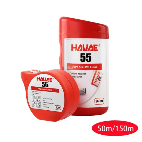 Locttf 55 Pipeline magic rope pipeline sealant Drinking water pipe gas gas Natural gas pipeline raw material belt 50m/160m