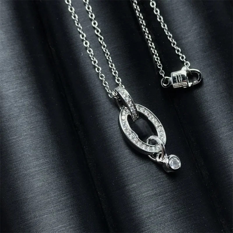 2025 High-end Design Enamel Pendant Necklace Women's Elegance Clavicle Chain Exquisite Gift Jewelry