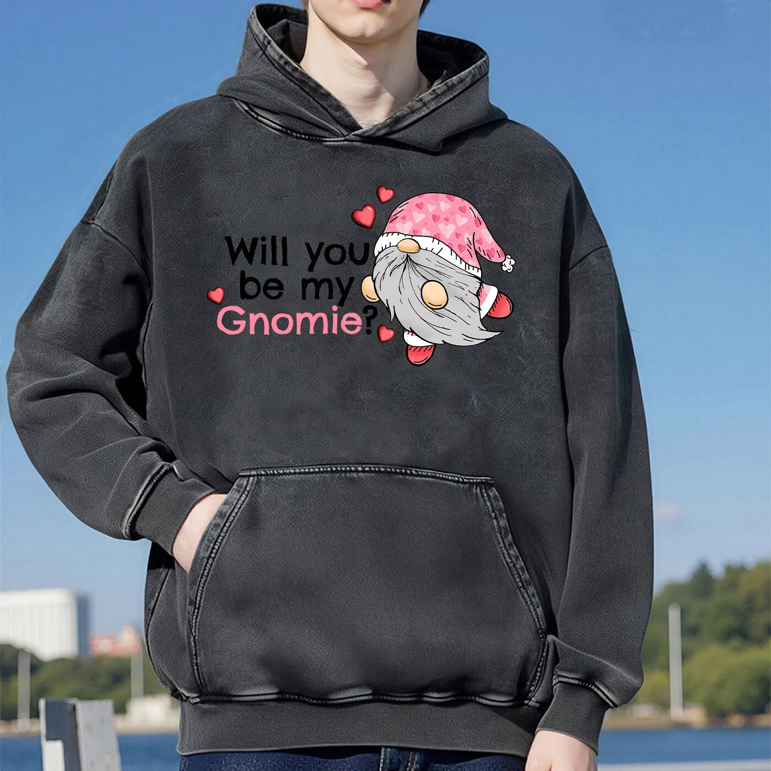 

Толстовка с капюшоном в стиле ретро Valentines Revelin, унисекс, повседневный спортивный стиль, из чистого хлопка, модная уличная толстовка 400 г