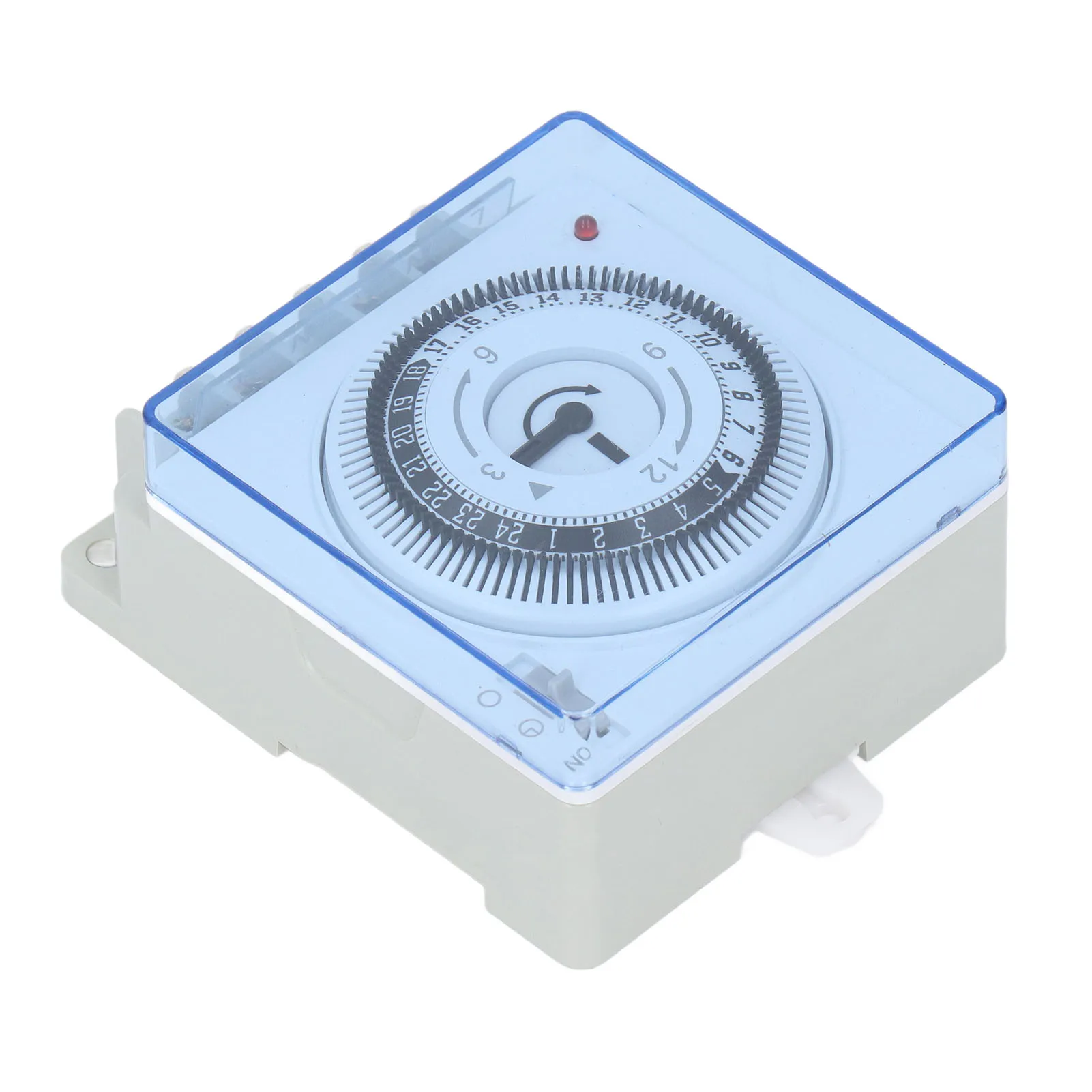 24 Hour Time Switch Quick Wiring Terminal Mechanical Timer Switch Heat Resistance Load Indicator for Lighting Control System
