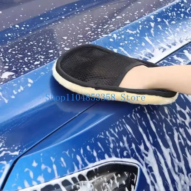 

652F Автомобильная мытья Mitts Микрофибрь, царапина и LintFree, мягкие митористы микрофибры, промывка для промывки с обычным