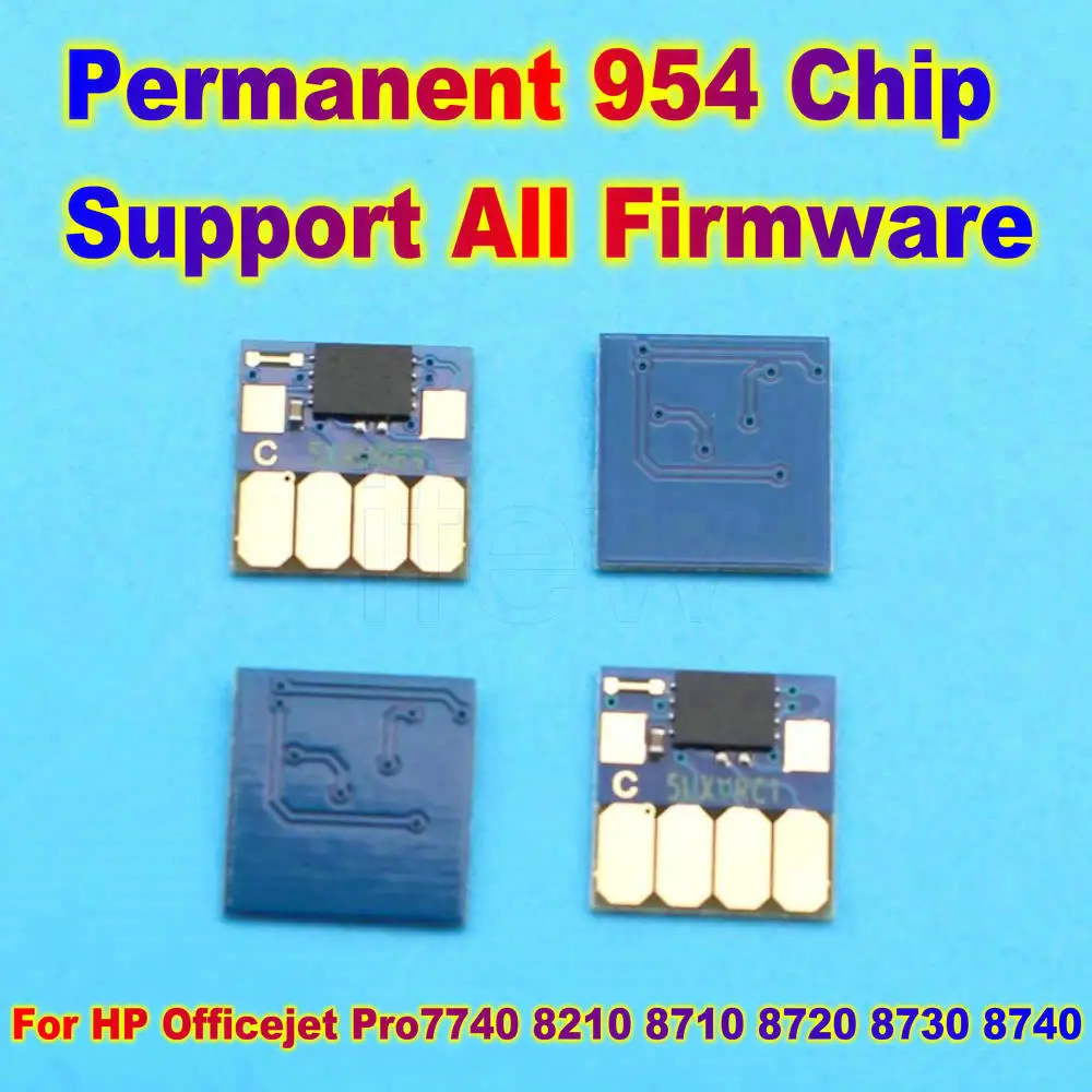 Imagem -05 - Cartucho de Tinta Recarregável Hp95u Hp952 953 954 955xl com Chip Permanente 954 para hp Officejet Pro 7740 8210 8710 8720 8730 8740 ic