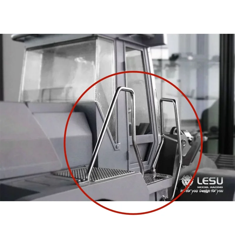 RC 1/14 LESU Loader Simulation Metal Guardrail for Tamiya Hydraulic Excavator Loader Dump Truck for MAN VOLVO Tipper DIY Parts