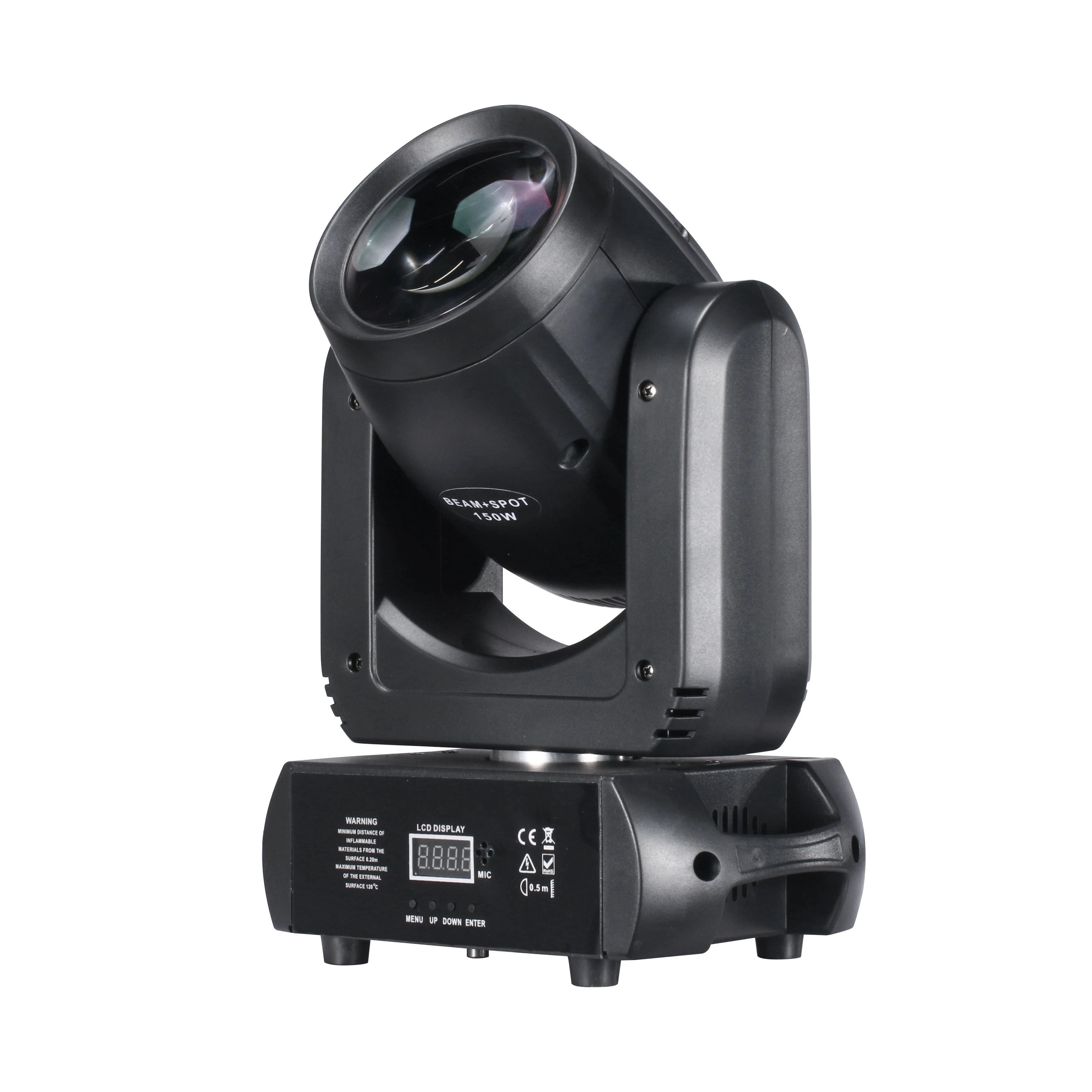 Mini-LED-Moving-Head-Licht, 150 W, Strahl + Spot + 18 rotierende Prismen, DJ-DMX-Bühnenlichteffektlicht, Disco-DJ-Bar