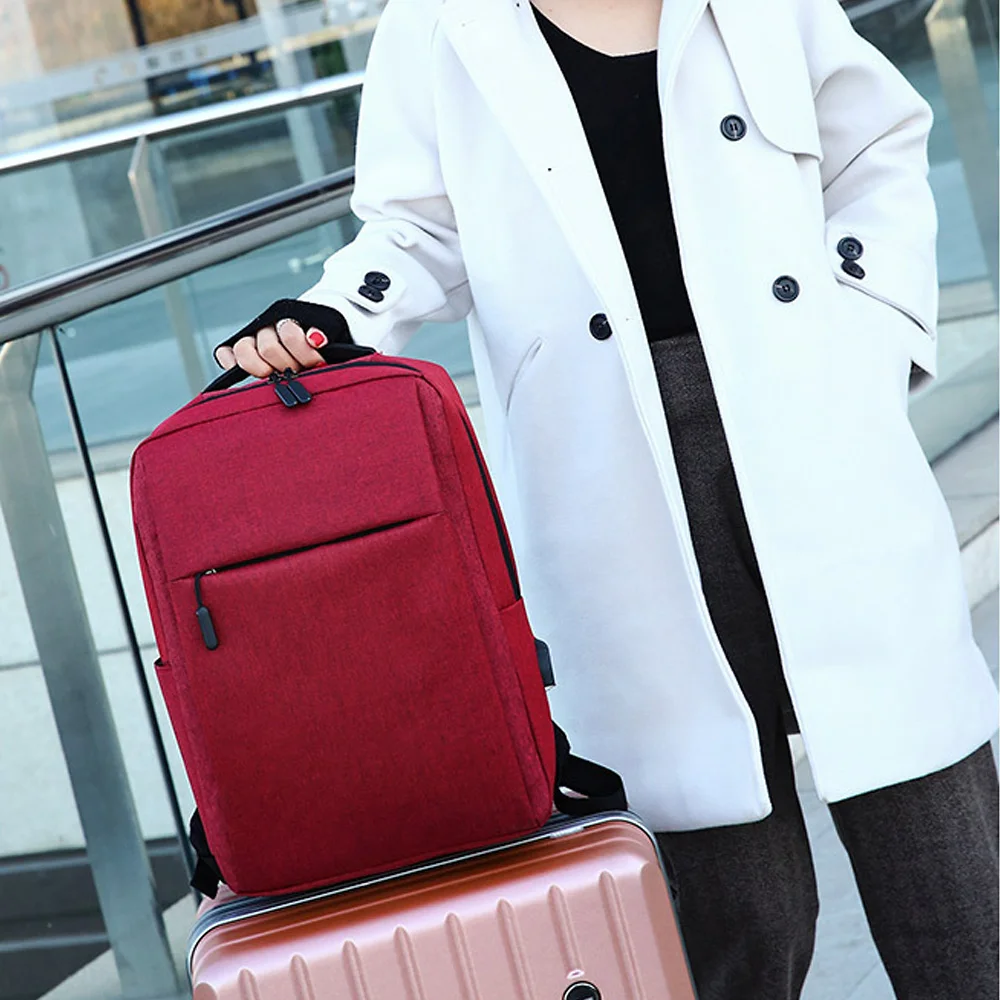 Laptop Backpack Business Backpack 14L Leisure Light-Weight High-capacity Travel Backpack With USB Port Charging