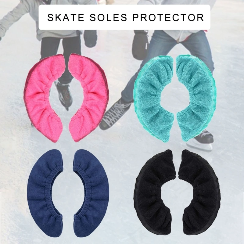 Ice Skate Soles Cover Protector Hockey Ice Skate Soles Guards Soft Shoes Covers