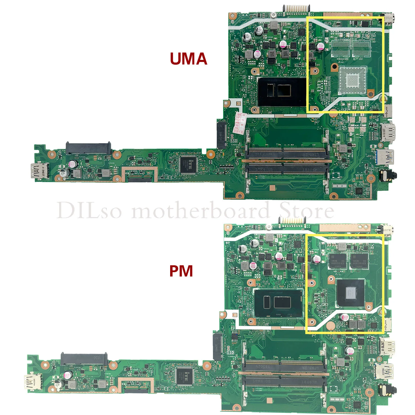 Imagem -03 - Kefu-laptop Motherboard para Asus X407uar X407ubr X407ua A407 I3- I5-i77th 8th Gen Uma pm 100 de Trabalho