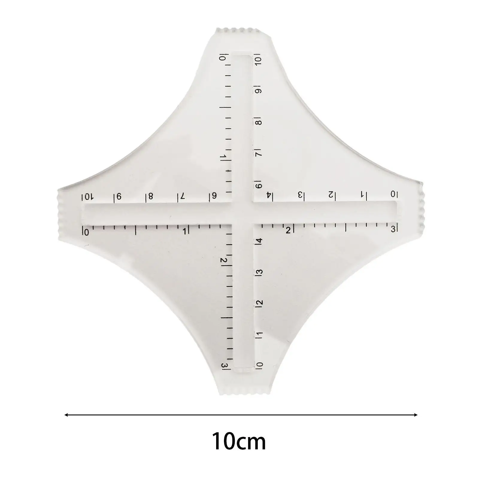 PVC Transparent Density Ruler Sewing Templates Multifunctional Designers Handmade Student Multipurpose Drawing Sewing Ruler