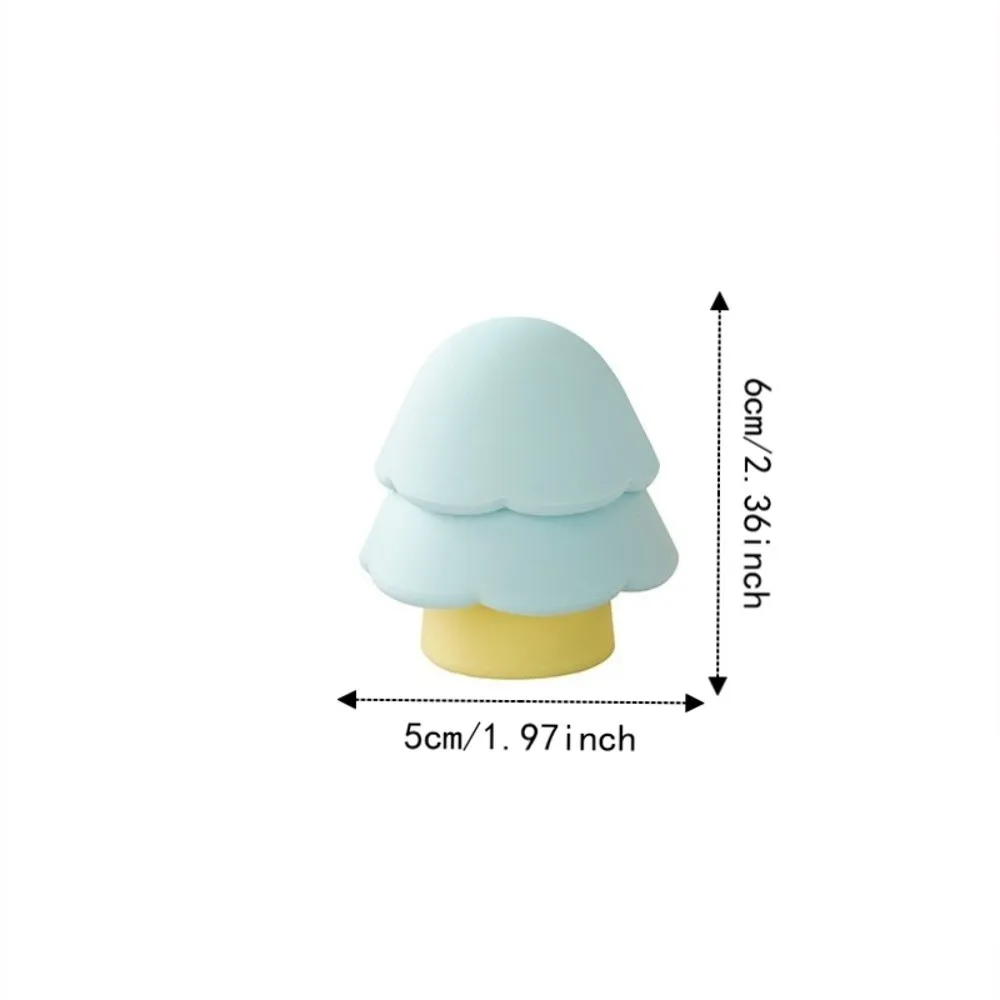 Random 2Pcs 3 In 1 Lid Opener Multi Functional Christmas Tree Silicone Cap Opener, Bottle Stopper, Silicone Sealing Stopper