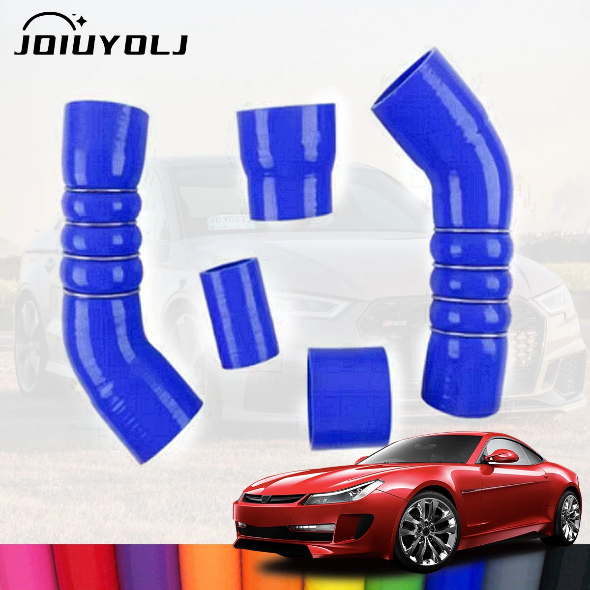 

For AUDI RS3 2.5T R5 TFSI 2009-2014 2010 2011 2012 2013 Boost Intercooler Silicone Hoses KIT TT RS 2.5T