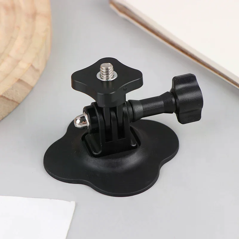 Universal Flexible Helmet Mount Base Accessory for Sports Camera Curved Flat Adhesive Attachment