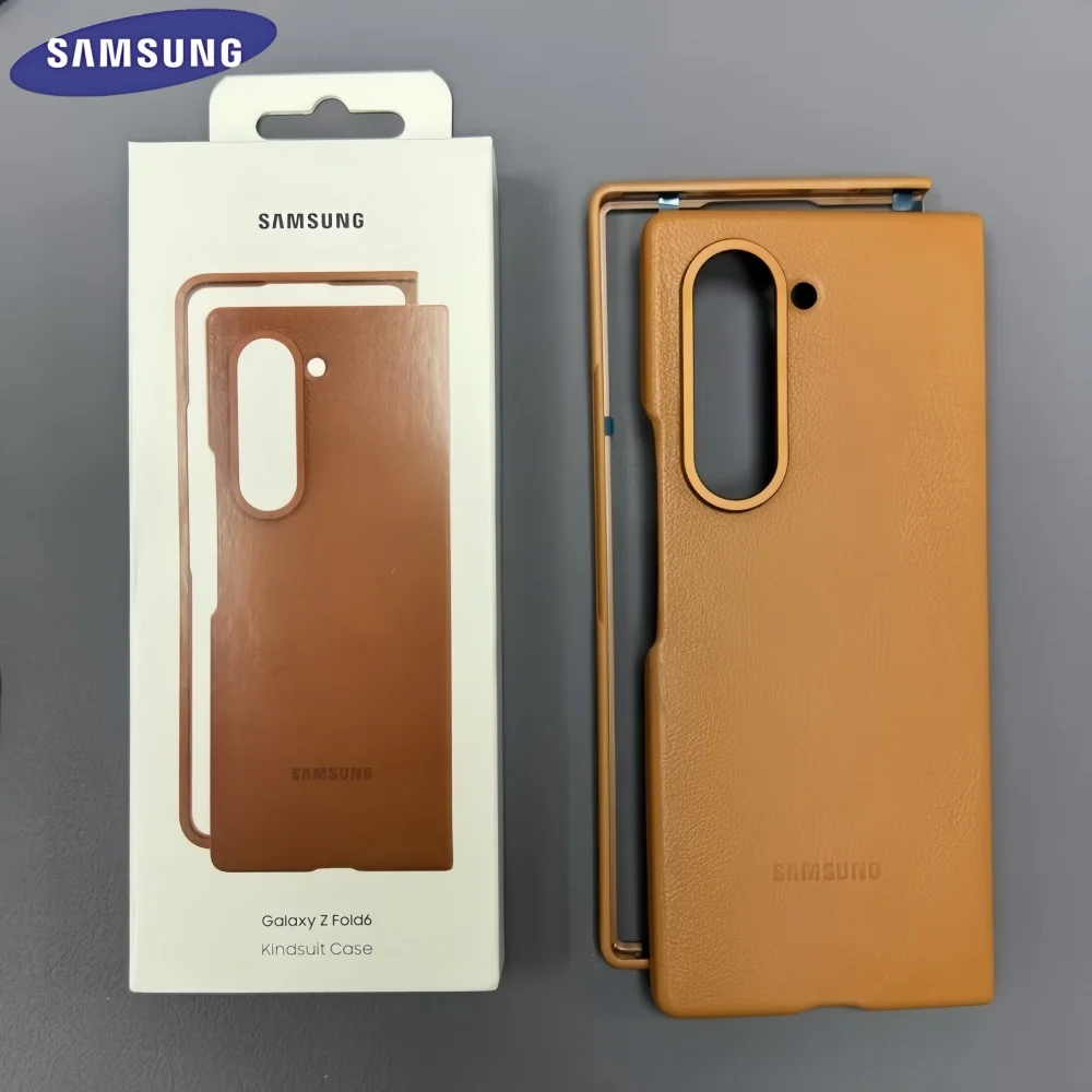Samsung Galaxy Z Fold 6 fold6 5G High Quality Eco-Leather Phone Case Luxury Business Cover for Fold 6 Protective Shell with box