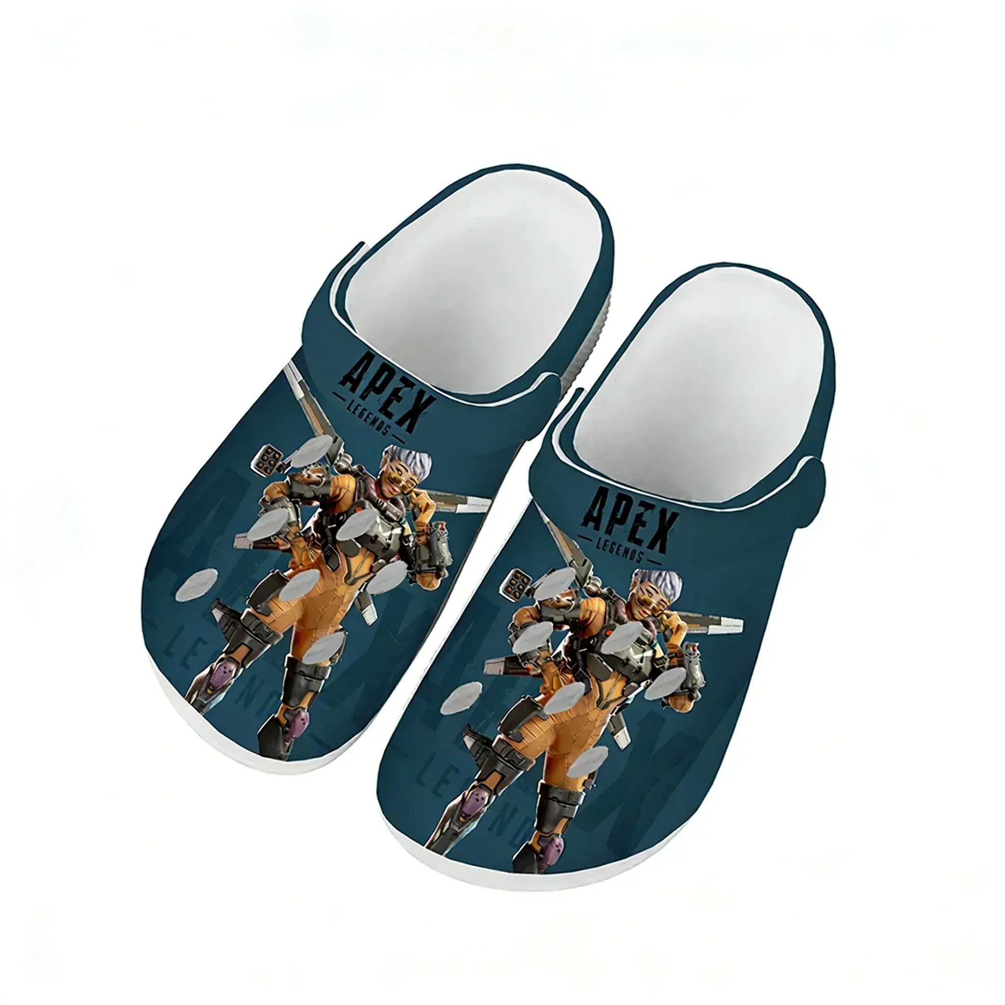 

A-Apex Legends Water Shoes Mens Womens Comfortable Fashion Home Garden Clogs Customizd Sandals Beach Breathable Hole Slippers