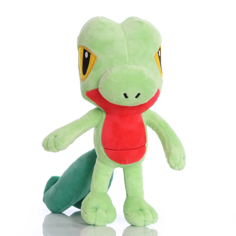 1pcs 28cm Pokemon Treecko Plush Toys Doll Cute Treecko Plush Toy Soft Stuffed Animals Toys for Children Kids Gifts