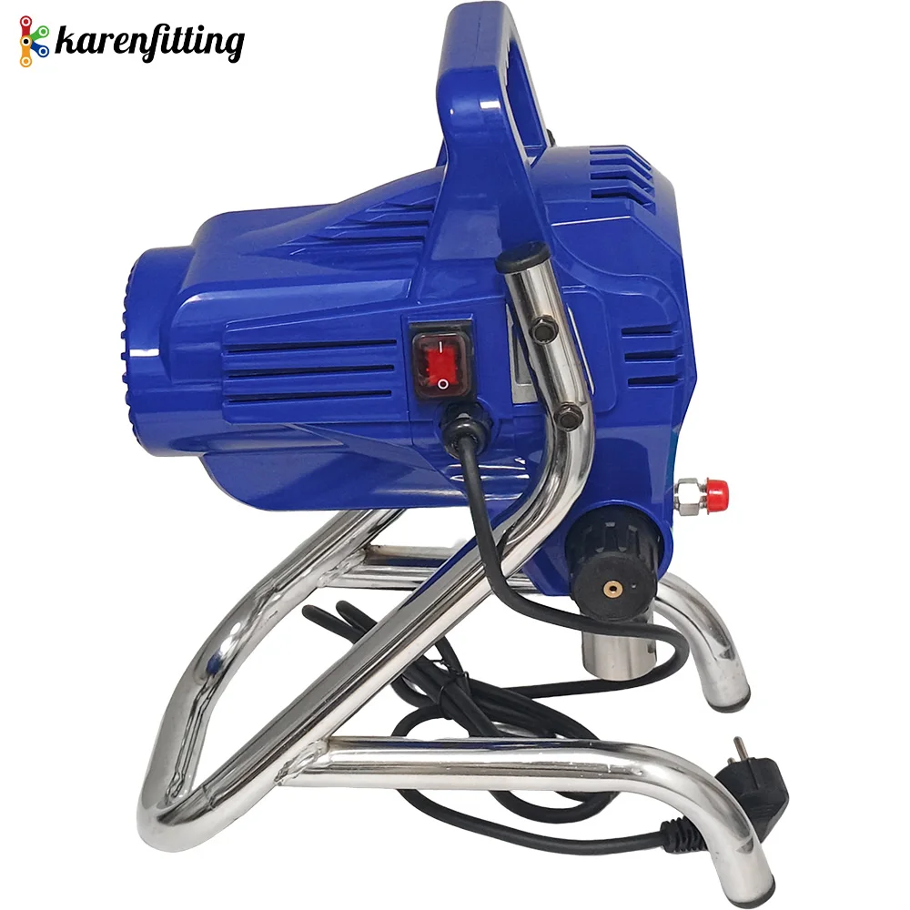プロ仕様 ポータブル 220V 電動エアレススプレーガン 高圧 DIY 塗装ツール（塗布用）