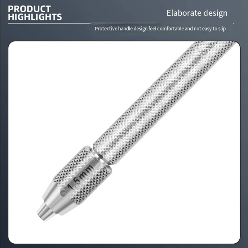 Pêlos-ferramentas de pinos de ponta dupla, palheta de aço de precisão antiderrapante de cabeça dupla com acessórios de relógio de boca de bloqueio de cabeça dupla