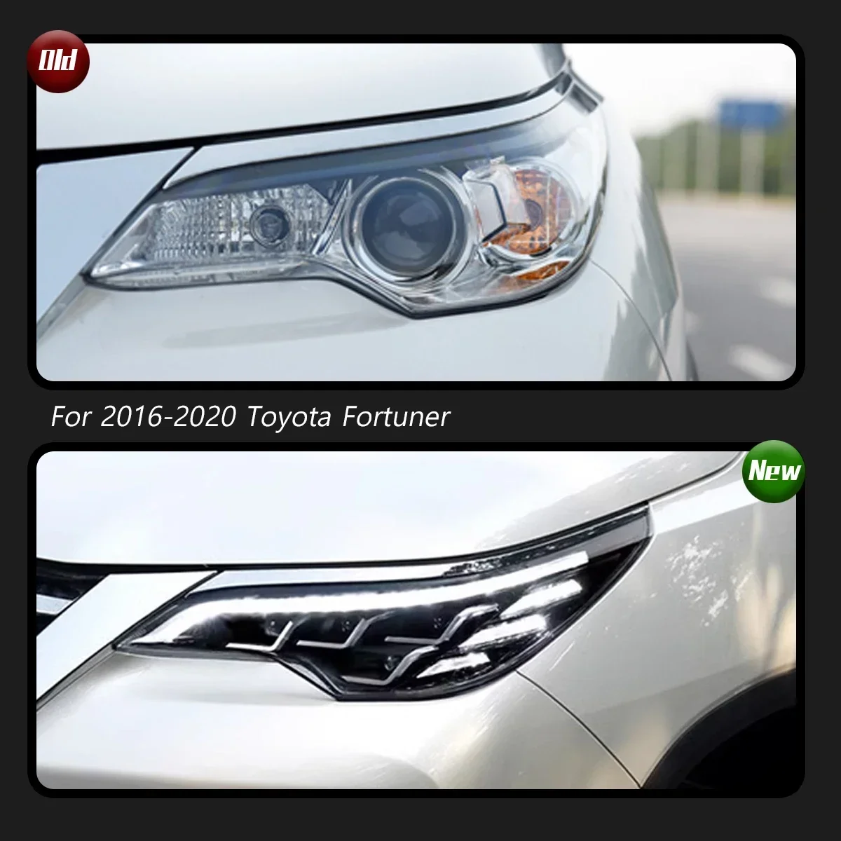 

Car Headlights For Toyota Fortuner 2016-2020 LED Car Lamps Daytime Running Lights Dynamic Turn Signals Car Accessories