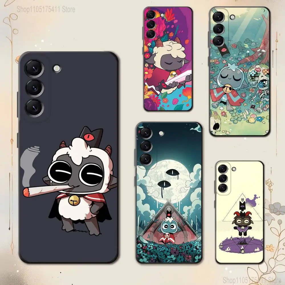 

Game Cult Of The L-Lamb Phone Case For Samsung Galaxy A 73,72,51,53,52,71,22,5G,Note,J7,8,9 Soft Black Cover