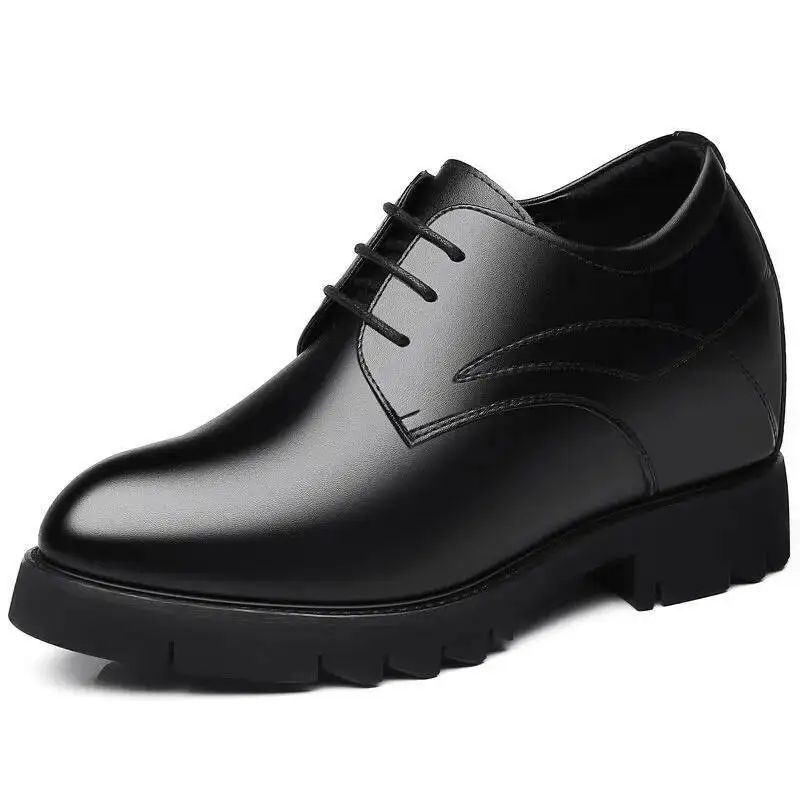 Buty podwyższające 12 cm, buty animacyjne, klasyczne buty do cosplayu, buty anime na grubej podeszwie dla małych mężczyzn, buty cosplay damskie, sznurowane buty.