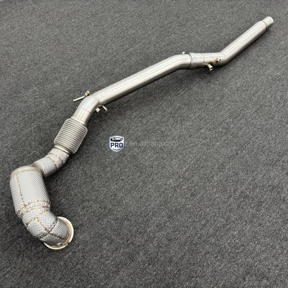 PRO VW Tiguan R EA888 2.0T Exhaust Downpipe Stainless Steel Material
