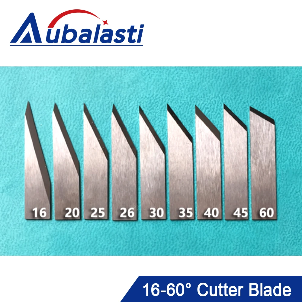 Aubalasti Vibration Knife Cutting Blade Knife Blade for CNC Vibrating Knife Cutting Machine Carton Car Mat 16-60Degrees