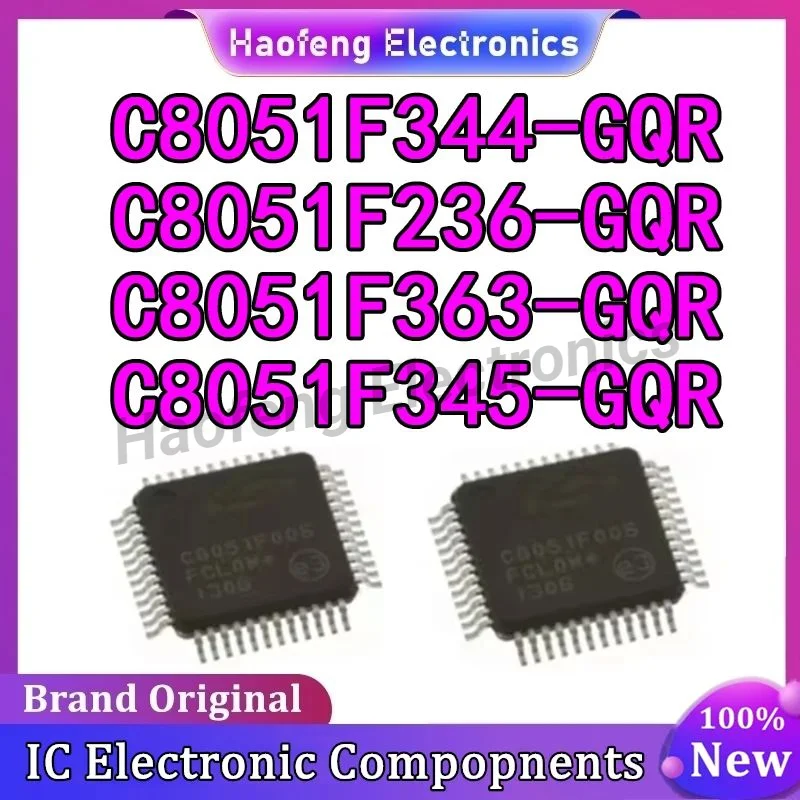 C8051F236-GQR C8051F344-GQR C8051F345-GQR C8051F363-GQR C8051 QFP-48 IC Chip 100% New Original in stock