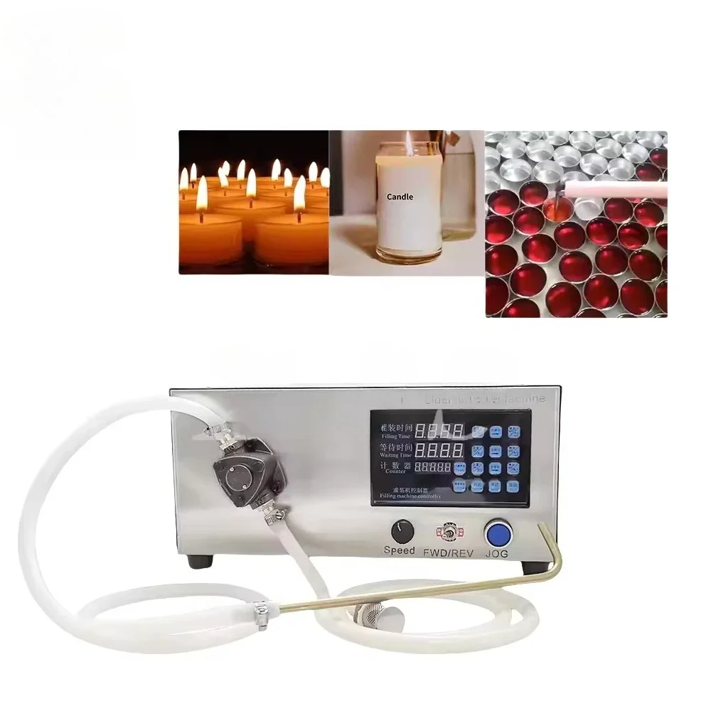 Small Automatic Electric Hot Liquid Wax Heated Pump Filling Candle Making Melter Machine