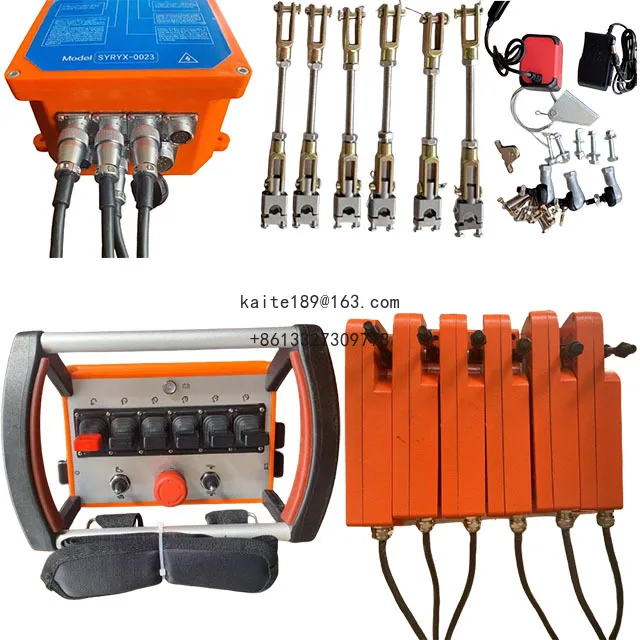 

Austria Hot-selling Remote Control Crane 6 Joysticks Proportional Remote Control 6 Functions12v 24v
