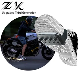 ZK Upgrade Third Generation 1/2PCS Reusable Spark shoes Motorcycle Bicycle Skate Sole Special Effects Accessories