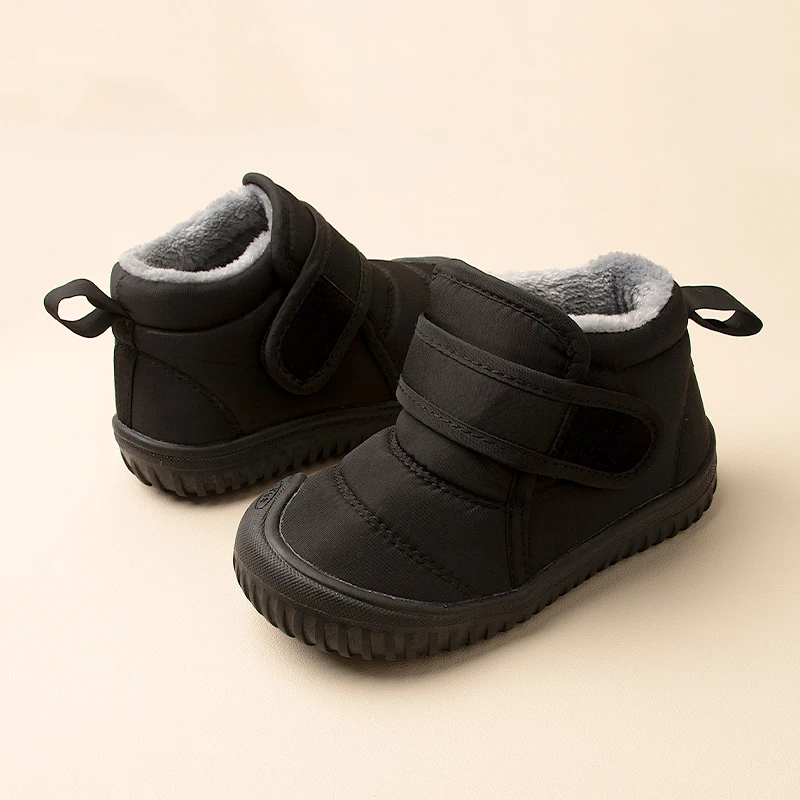 Winter Neue Kinder Outdoor Rutschfeste Wasserdichte Weiche Plüsch Langlebige Schneestiefel E8218 – Detail 11