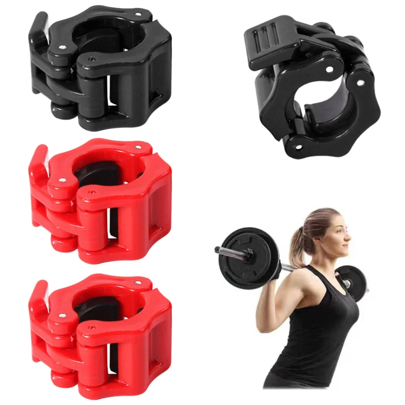 Presilhas de Mola para Halteres e Barras de 28mm, 30mm, 25mm – Travas de Segurança para Levantamento de Peso e Treino de Academia