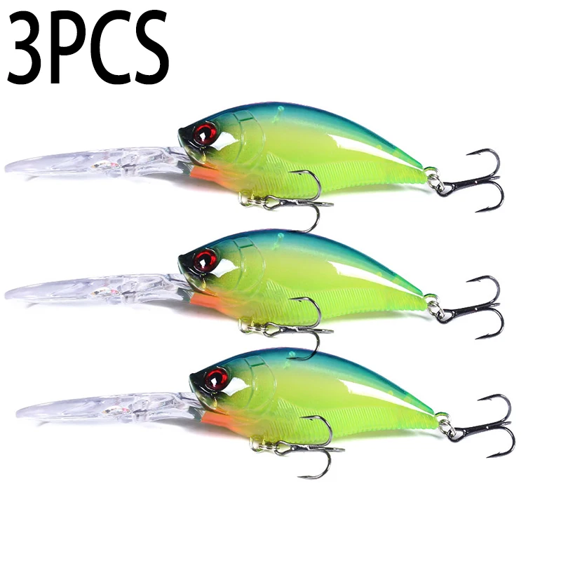 Hengjia 12,5cm 20,5g Crankbait Köder Angelköder Hecht Karpfen Angeln Künstlicher Hartköder Wobbler Crankbait Angelzubehör