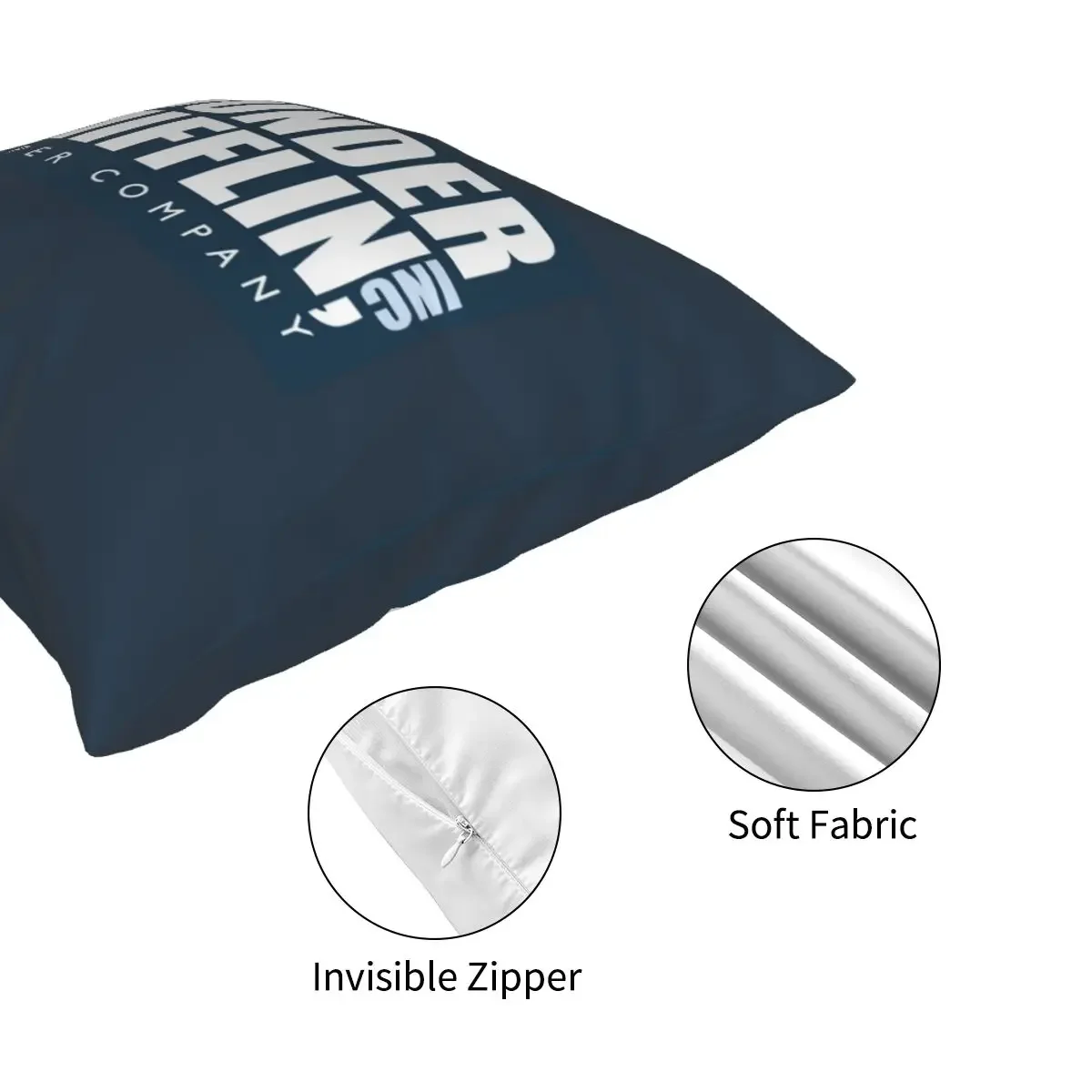 Dunder miflin وسادة ، غطاء وسادة بوليستر ، ديكور للمكتب ، 18 بوصة ، للكرسي ، دروبشيبينغ