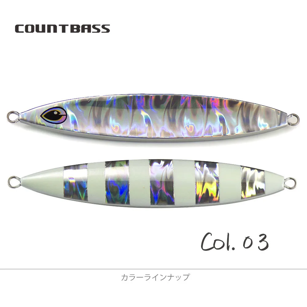 COUNTBASS 155 g 5,5 Unzen Slow Jigs Metall tiefes Salzwasser-Angelköder Snapper Vertikale Aktion – Detail 10