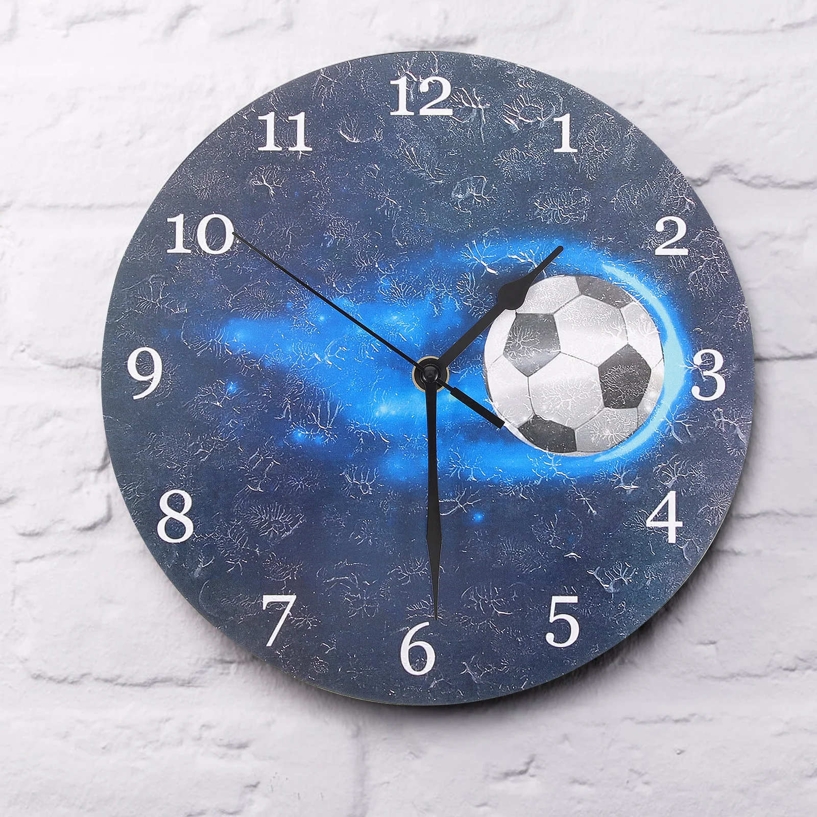 

Silent Round Wall Clock Operated Hanging Decorative Wall Clock for Living Room Bedroom Office Home Decor