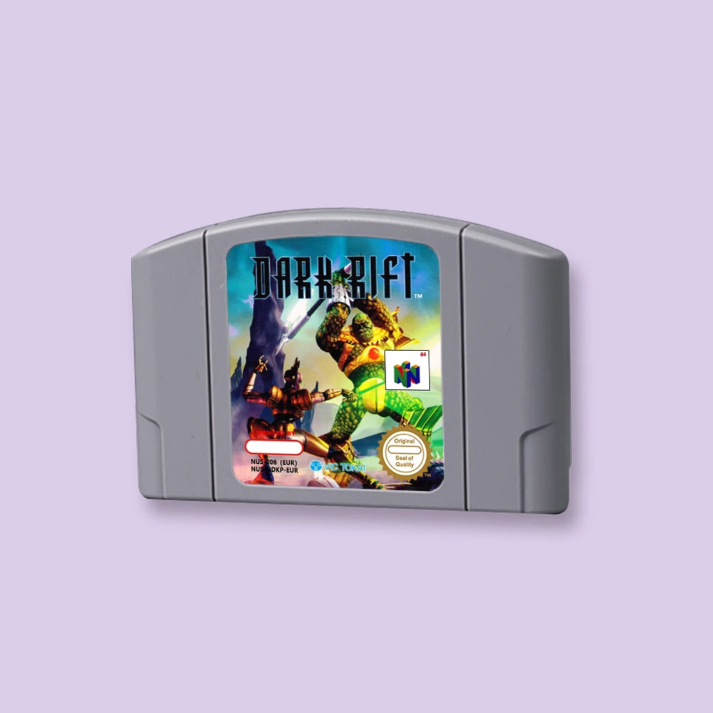 

for Dark Rift 64bit game card for EUR PAL version N64 video game console English language