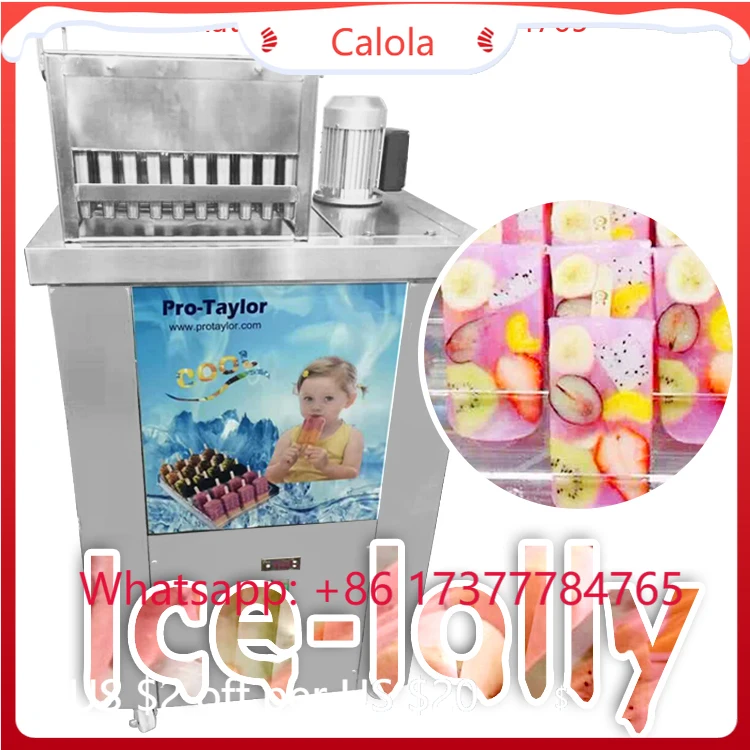 

Mini Automatic Popsicle Making Machine With 2 Molds Home Ice Lolly Ice Cream