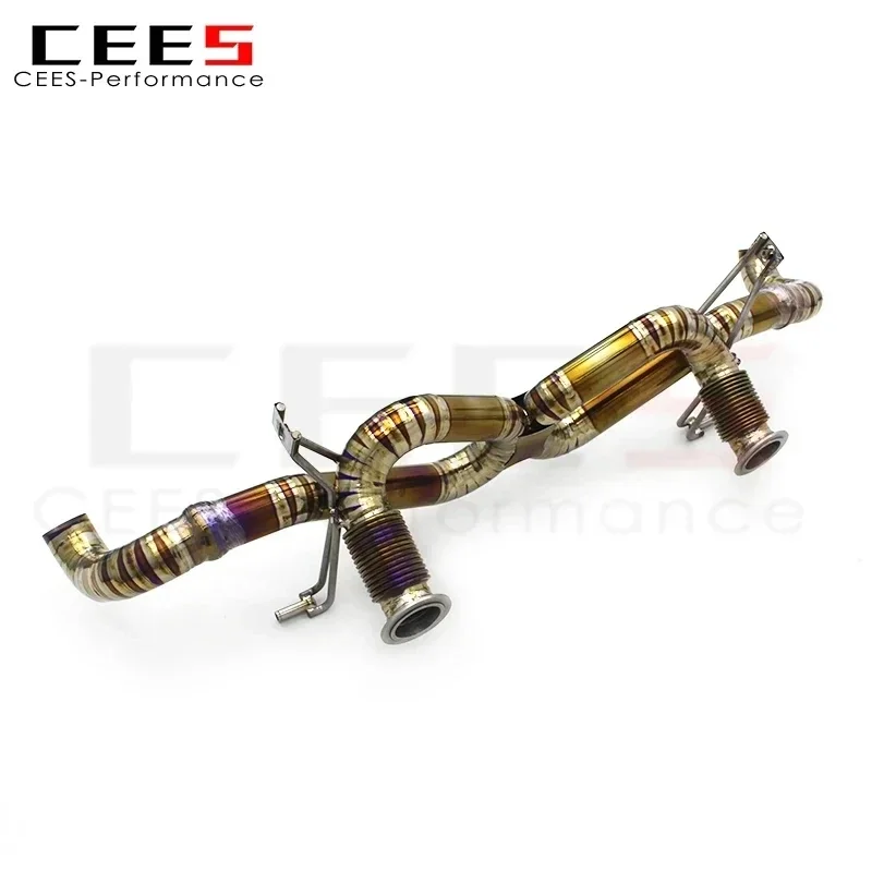 cees Catback Exhaust for Audi R8 V8/V10 2011-2023 Super Racing Tuning Muffler SUS304/Titanium Performance Exhaust System Parts