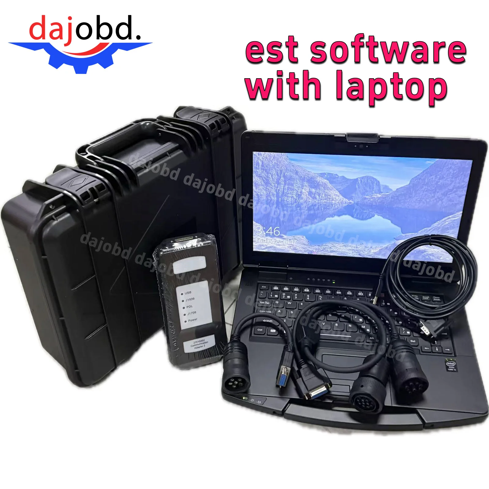 

2025 version software For EST diagnostic tool with CF54 laptop +doosan diagnostic tool and software