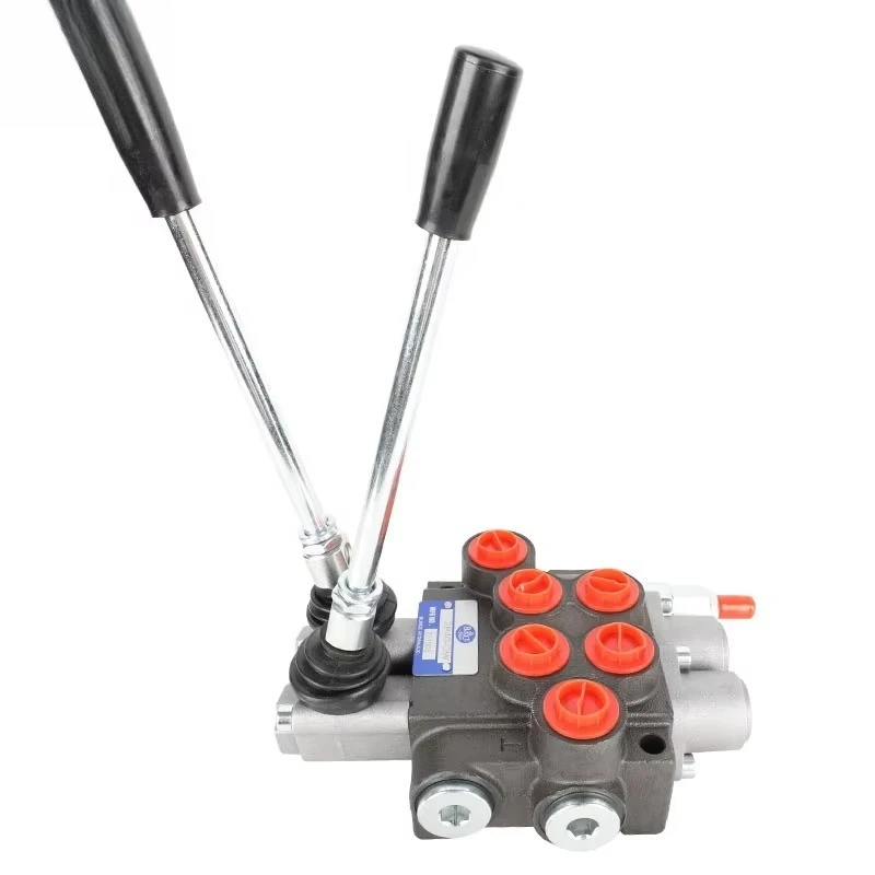 دليل اليد P40 2P40 40LPM 2 3 4 طريقة صمام التحكم الهيدروليكي عصا التحكم الهيدروليكية الاقسام صمام التحكم الاتجاهي الهيدروليكي