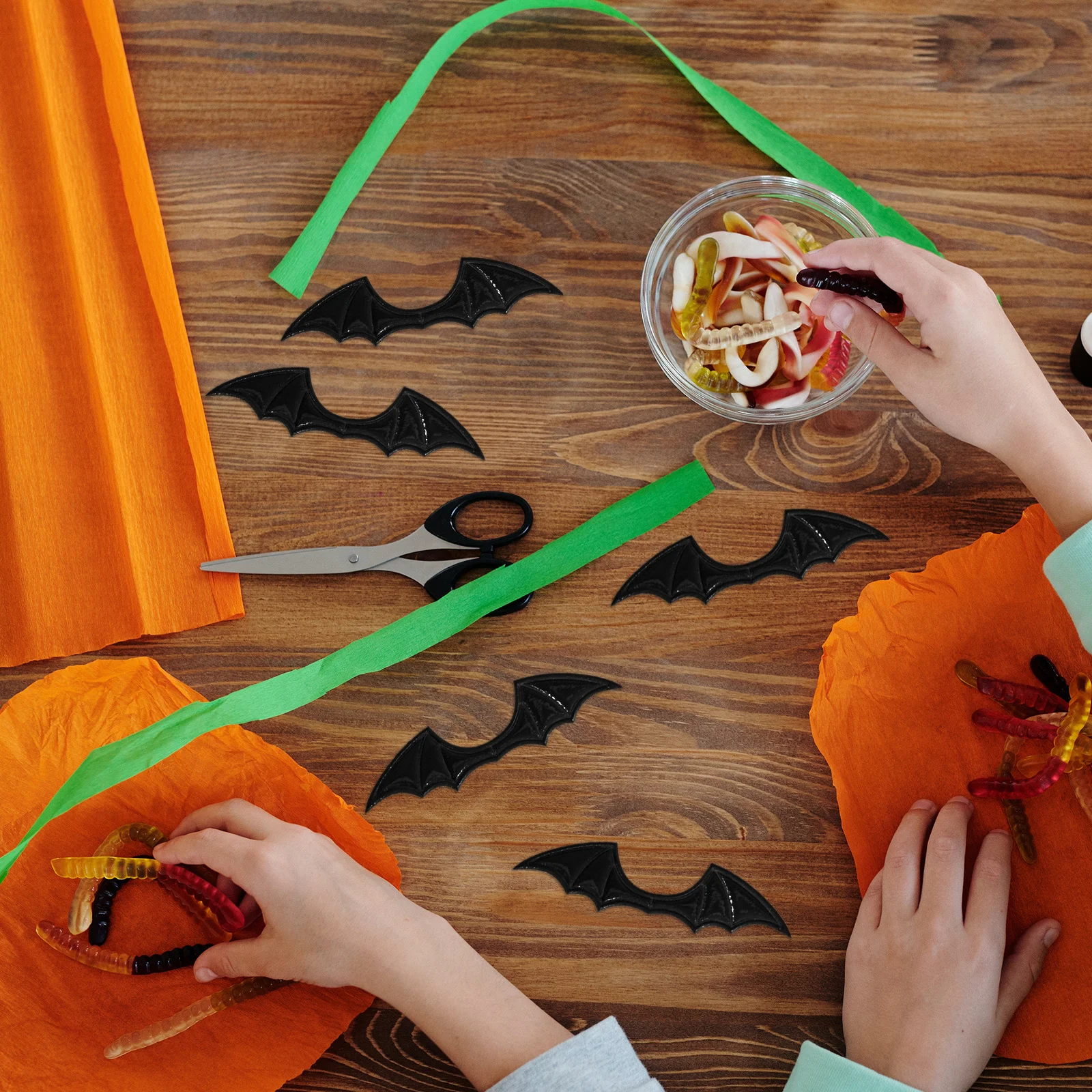 

10Pcs DIY Hair Accessories Bat Wing Decor Lolita Supply Halloween Party Props DIY Hair Accessories Clothes Supplies